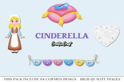 Cinderella Princess png Cliparts, princess illustrations Product Image 1