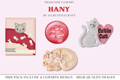 Kitty Cat Clip art, pet cat graphics, kitty illustrations Product Image 1
