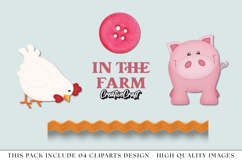 Animal Farm Clipart, animal farm graphics png, illustrations Product Image 1