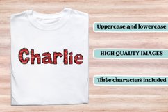 Valentine Alphabet Clip Art, valentines day letters doodle Product Image 3