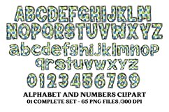 Baby Boy Alphabet PNG Clip Art, baby boy letters doodle Product Image 2