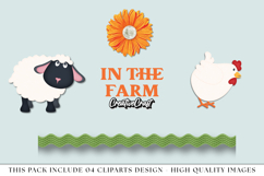 Animal Farm Clipart, animal farm graphics png, illustrations Product Image 1