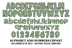 Baby Boy Alphabet PNG Clip Art, baby boy letters doodle Product Image 2