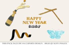 New Year png Clipart- Party, Balloons &amp; Fireworks Product Image 1