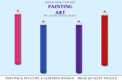 Back to School Clip Arts, school supplies, school graphics Product Image 1