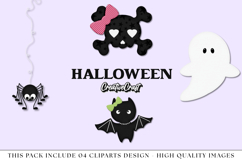 Halloween Clipart, halloween graphic design, illustrations Product Image 1
