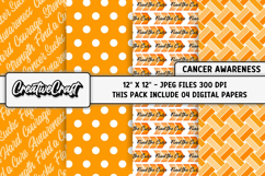 Leukemia Cancer Awareness Digital Papers, digital scrapbook Product Image 1