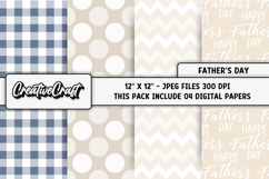 Fathers Day digital paper, fathers day graphic, illustration Product Image 1