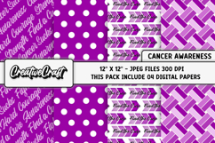 Pancreatic Cancer Awareness Digital Papers, illustrations Product Image 1