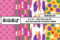 Back To School Digital Paper, school supplies, illustrations Product Image 1