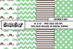 Fathers Day digital paper, fathers day graphic, illustration Product Image 1