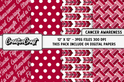 Multiple Myeloma Cancer Awareness Digital Papers, graphics Product Image 1