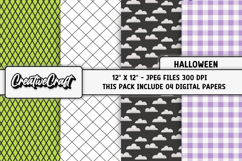 Halloween Digital Papers, scrapbooking, backgrounds designs Product Image 1