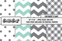 Fathers Day digital paper, fathers day graphic, illustration Product Image 1