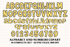 Construction Alphabet Clipart, construction letters doodle Product Image 2