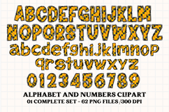 Construction Alphabet Clipart, construction letters doodle Product Image 2