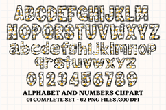 Construction Alphabet Clipart, construction letters doodle Product Image 2