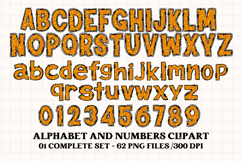 Construction Alphabet Clipart, construction letters doodle Product Image 2