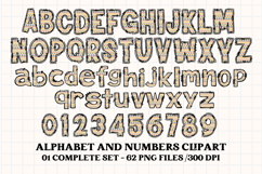 Construction Alphabet Clipart, construction letters doodle Product Image 2