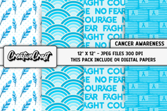 Prostate Cancer Awareness Digital Papers, digital scrapbook Product Image 1