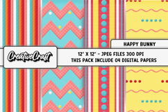 Easter Day Digital Paper, happy easter graphic, illustration Product Image 1