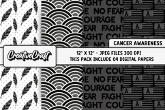 Melanoma Cancer Awareness Digital Papers, digital scrapbook Product Image 1