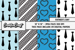 Fathers Day digital paper, fathers day graphic, illustration Product Image 1