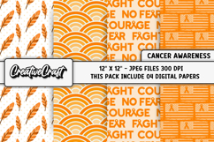 Leukemia Cancer Awareness Digital Papers, digital scrapbook Product Image 1