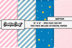 Baptism Angel Digital Paper, scrapbook, backgrounds designs Product Image 1