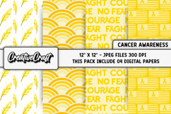 Sarcoma Bone Cancer Awareness Digital Papers, illustrations Product Image 1