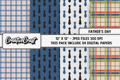Father’s Day digital paper, father’s Day digital scrapbook Product Image 1