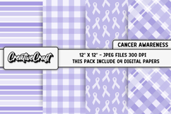 Esophageal Cancer Awareness Digital Papers, illustrations Product Image 1