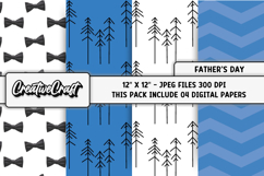 Fathers Day digital paper, fathers day graphic, illustration Product Image 1