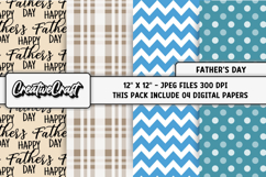 Fathers Day digital paper, fathers day graphic, illustration Product Image 1