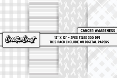 Lung Cancer Awareness Digital Papers, digital scrapbooking Product Image 1