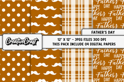 Fathers Day digital paper, fathers day graphic, illustration Product Image 1