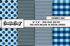 Fathers Day digital paper, fathers day graphic, illustration Product Image 1