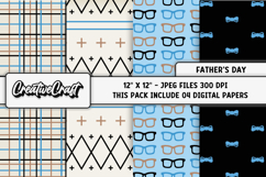Father’s Day digital paper, father’s Day digital scrapbook Product Image 1