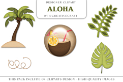 Beach Clip Art, summer clipart graphic, beach illustration Product Image 1