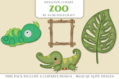 Safari Animal Clip Art, zoo graphics, jungle illustrations Product Image 1