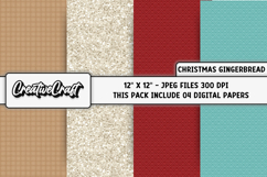 Christmas Digital Papers, scrapbooking backgrounds designs Product Image 1