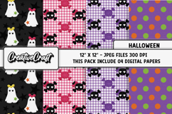 Halloween Digital Papers, scrapbooking, backgrounds designs Product Image 1