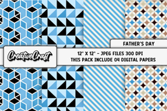 Father’s Day digital paper, father’s Day digital scrapbook Product Image 1