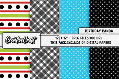Birthday Boy Digital Paper, birthday graphic, illustratrions Product Image 1
