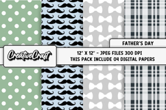 Fathers Day digital paper, fathers day graphic, illustration Product Image 1