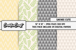 Safari Digital Papers, animal print backgrounds designs Product Image 1