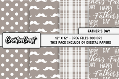 Fathers Day digital paper, fathers day graphic, illustration Product Image 1