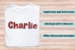 Valentine Alphabet Clip Art, valentines day letters doodle Product Image 2