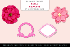 Belle Princess PNG Clipart, belle princess illustrations Product Image 1