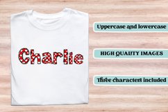 Valentine Alphabet Clip Art, valentines day letters doodle Product Image 3
